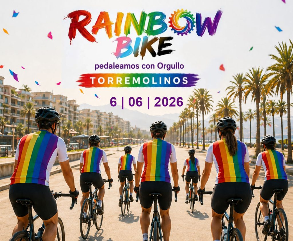 Cicloturista Rainbow Bike Torremolinos 2026 el 6 de junio por el Pride Torremolinos