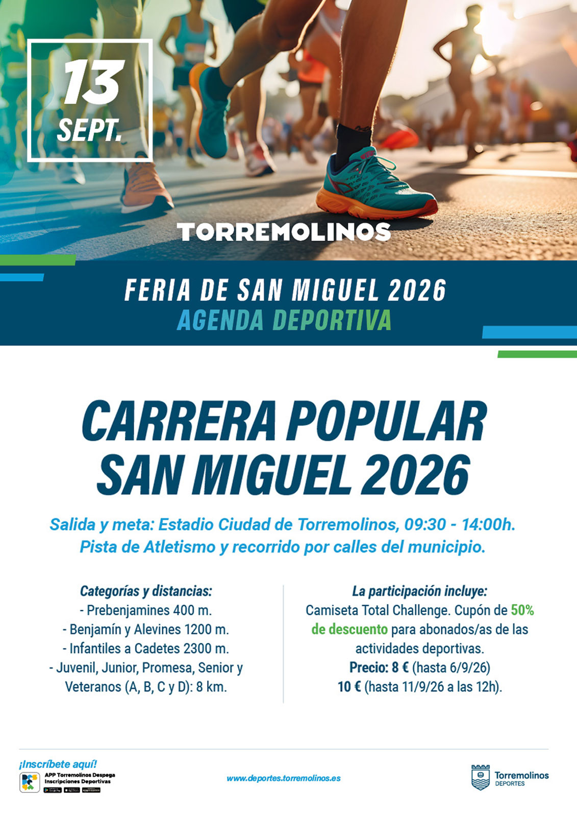 cartel Carrera Popular San Miguel 2026