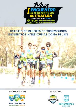Cartel Triatlón de Menores de Torremolinos Malaga 2026